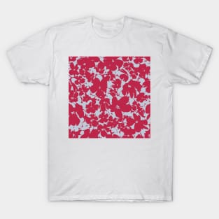 Viva magenta and blue flowers T-Shirt